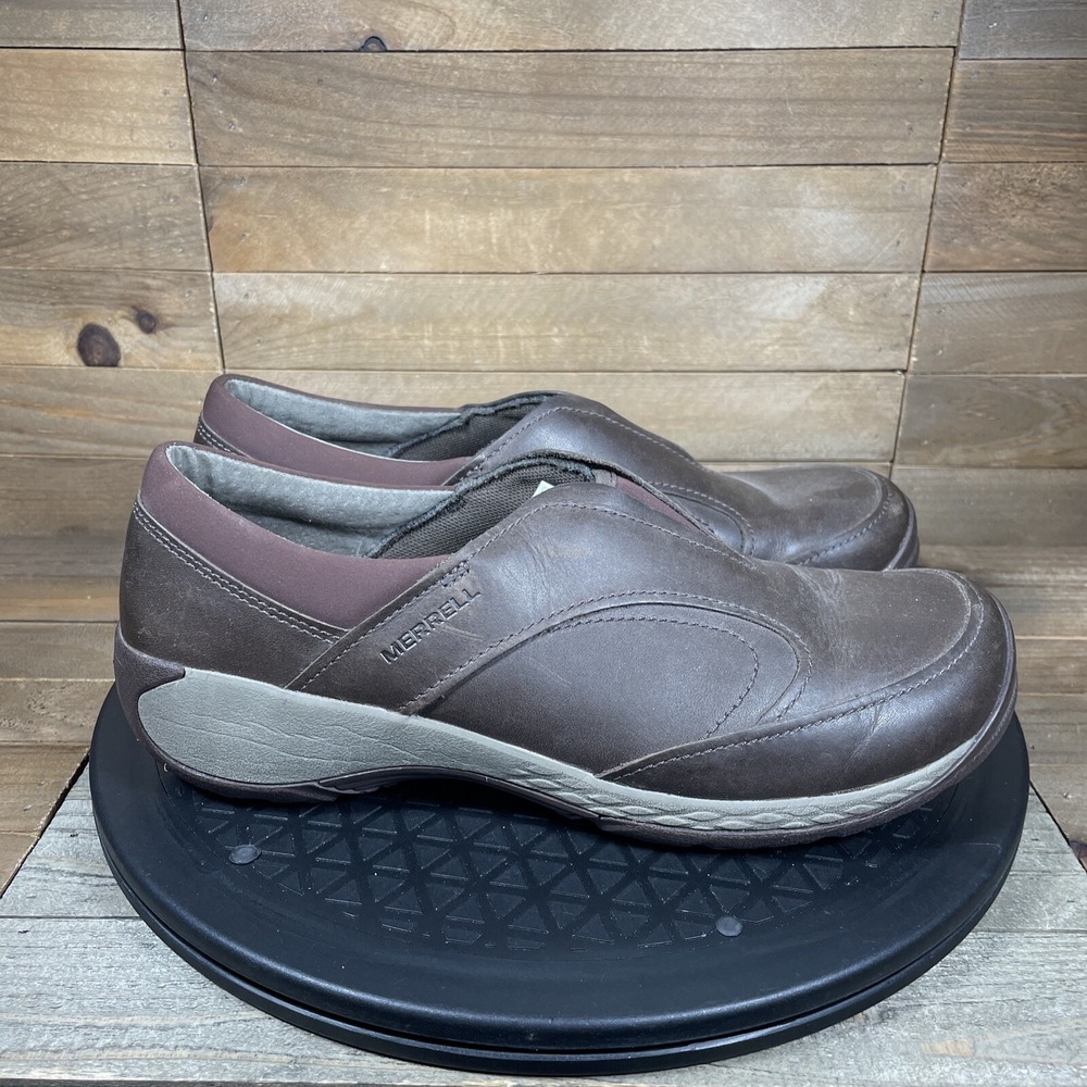 Merrell Women's Size 8 Encore Q-Form 2 Moc Leather Espresso Brown Shoes